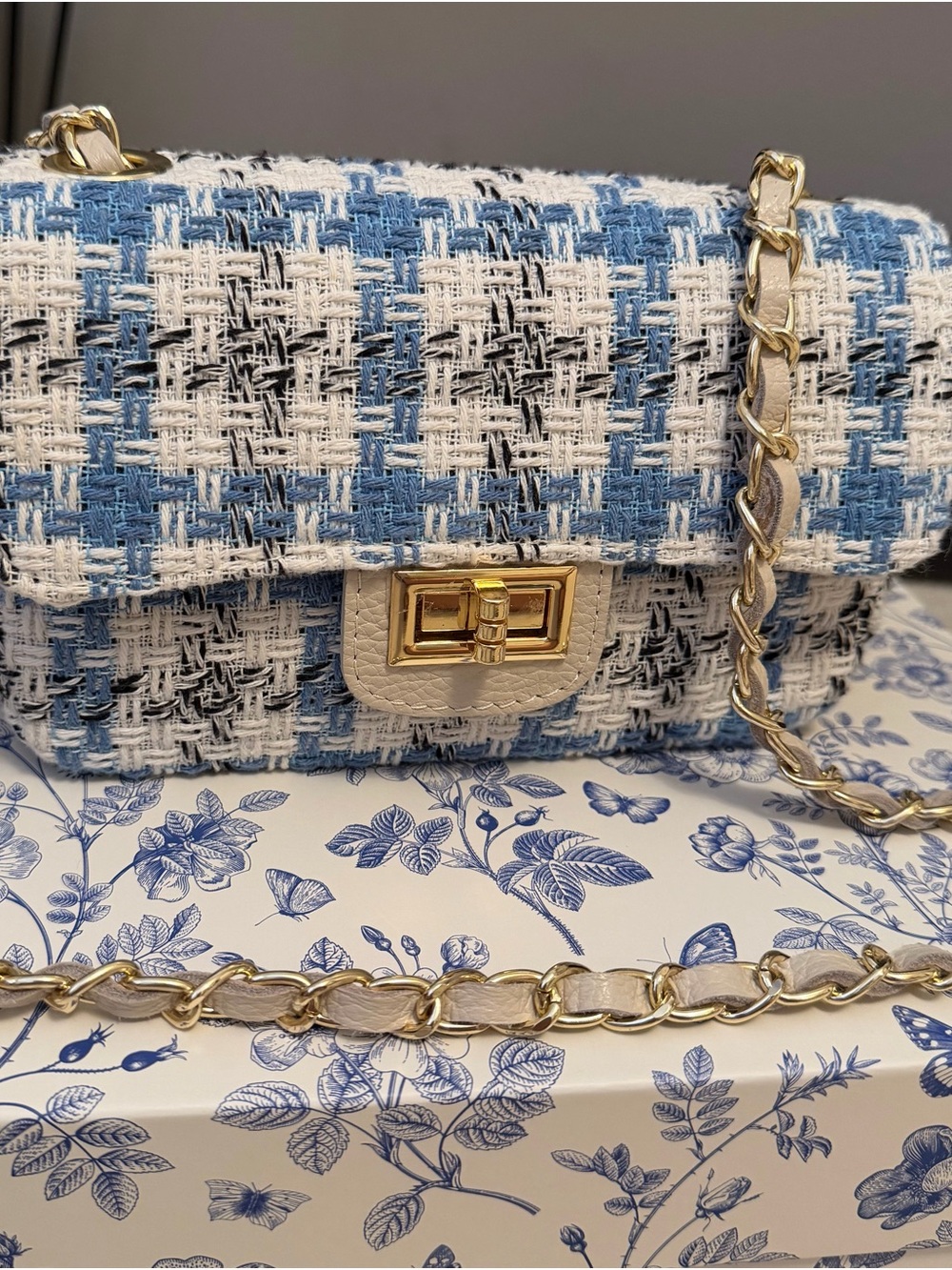Elegant Italian Tweed Crossbody Bag – Made in Italy 🇮🇹